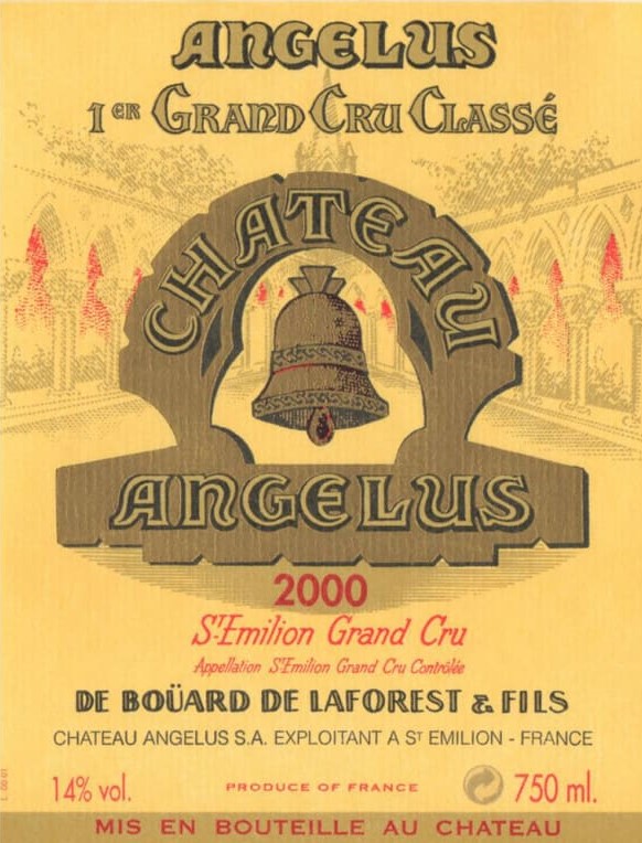 1 Er Grand Cru Classé Gr Cham Angelus