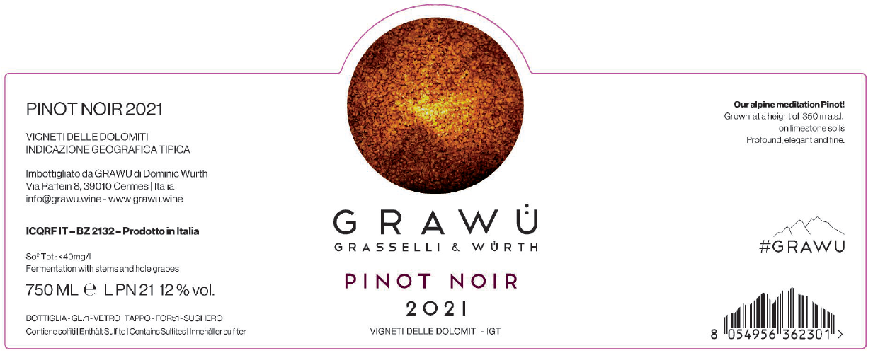 Pinot Noir Vigneti Delle Dolomiti