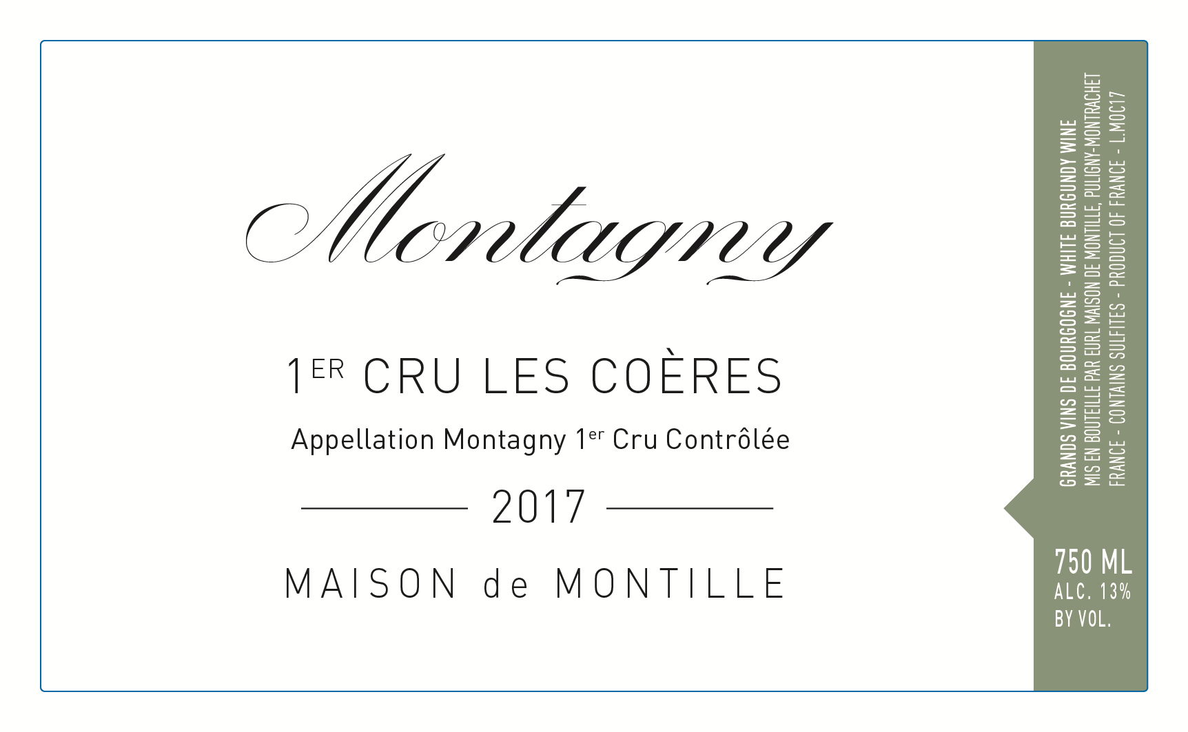 Montagny 1er Cru Les Coères
