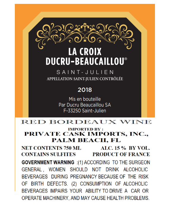 La Croix Ducru-Beaucaillou