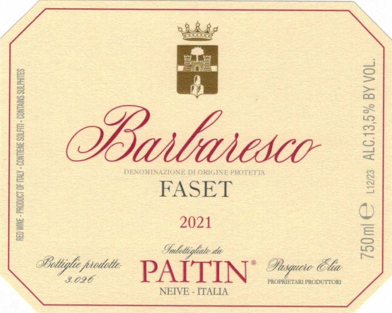 Barbaresco Faset