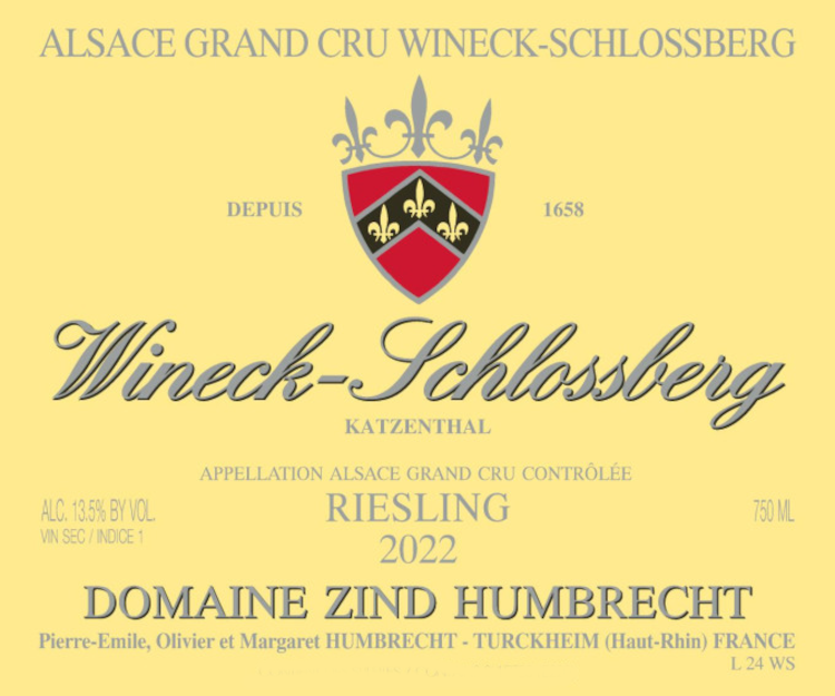 Alsace Grand Cru Riesling