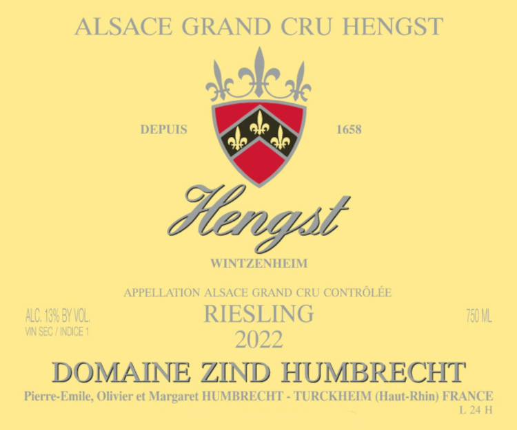 Alsace Grand Cru Hengst