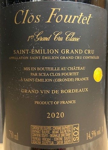 Clos Fourtet 1er Grand Cru Classe