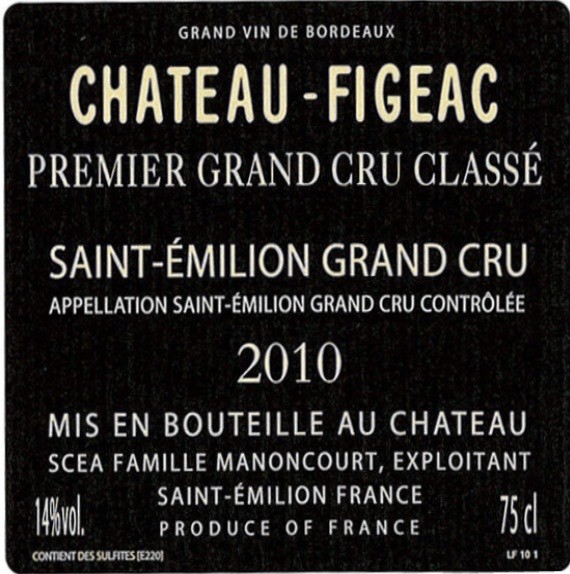 Chateau - Figeac Premier Grand Cru Classe