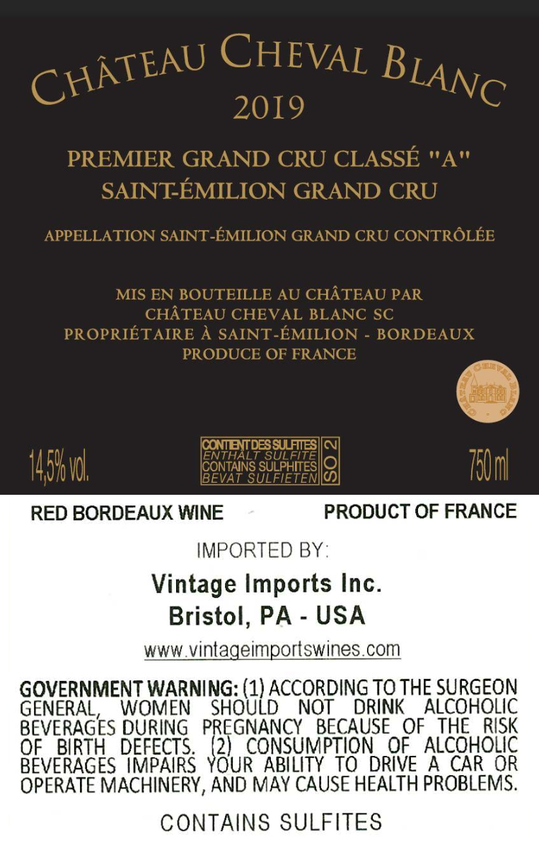 Premier Grand Cru Classe "A'