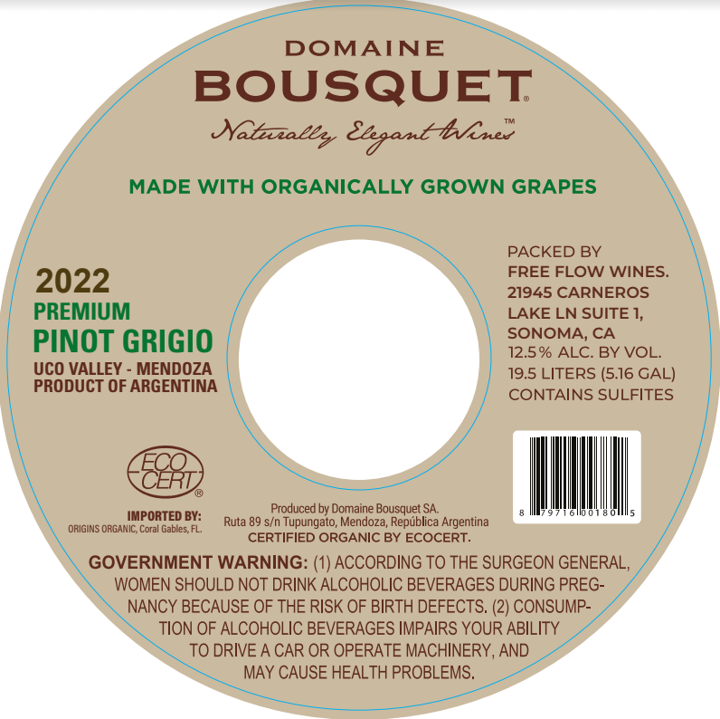Naturally Elegant Premium Pinot Grigio