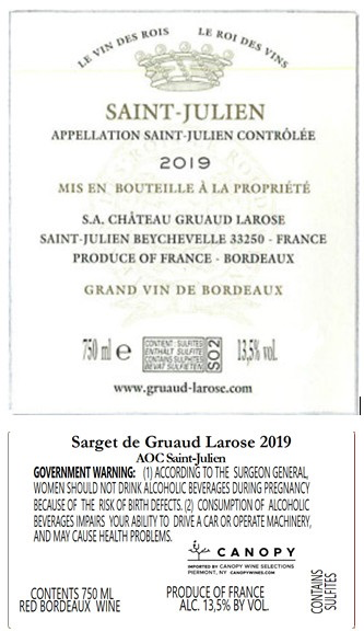 Sarget de Gruaud Larose