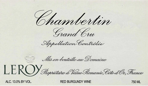 Chambertin Grand Cru
