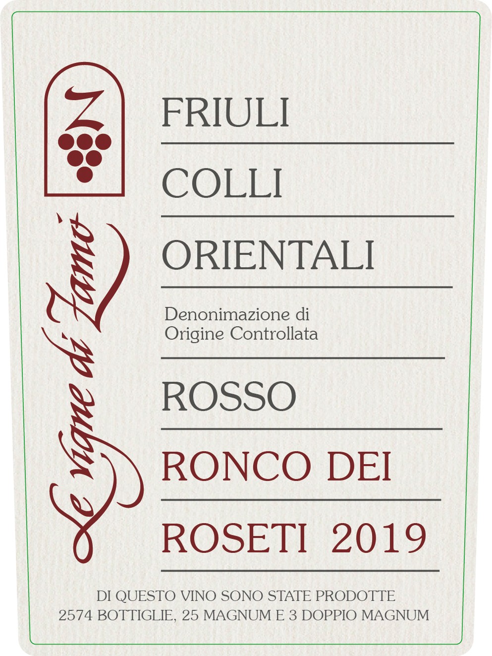 Rosso Ronco Dei Roseti