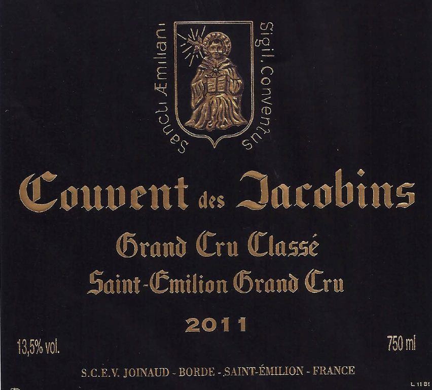 Couvent Des Jacobins Saint Emilion Grand Cru