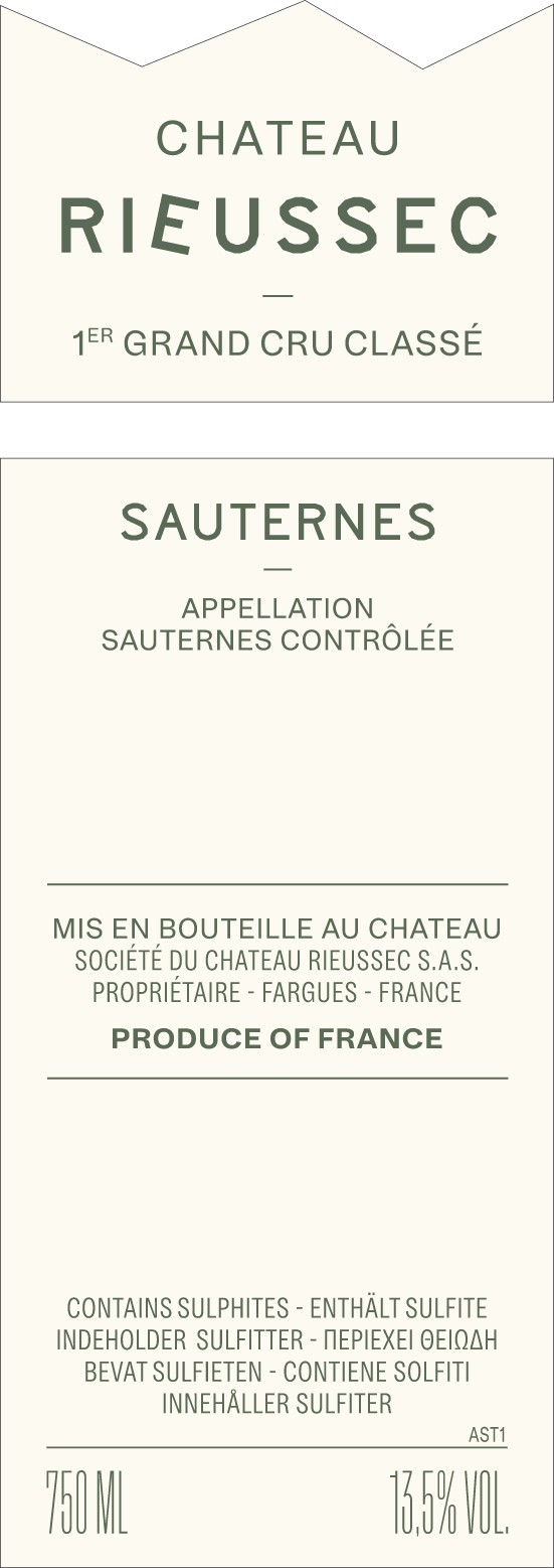 Chateau Rieussec 1er Grand Cru Classe