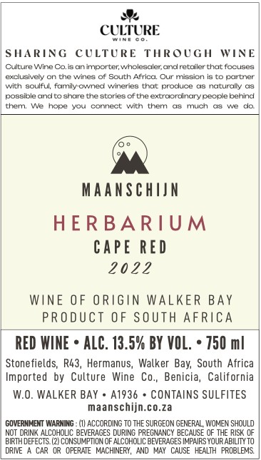 Herbarium Cape Red