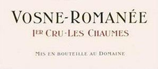 Les Chaumes Vieille Vigne