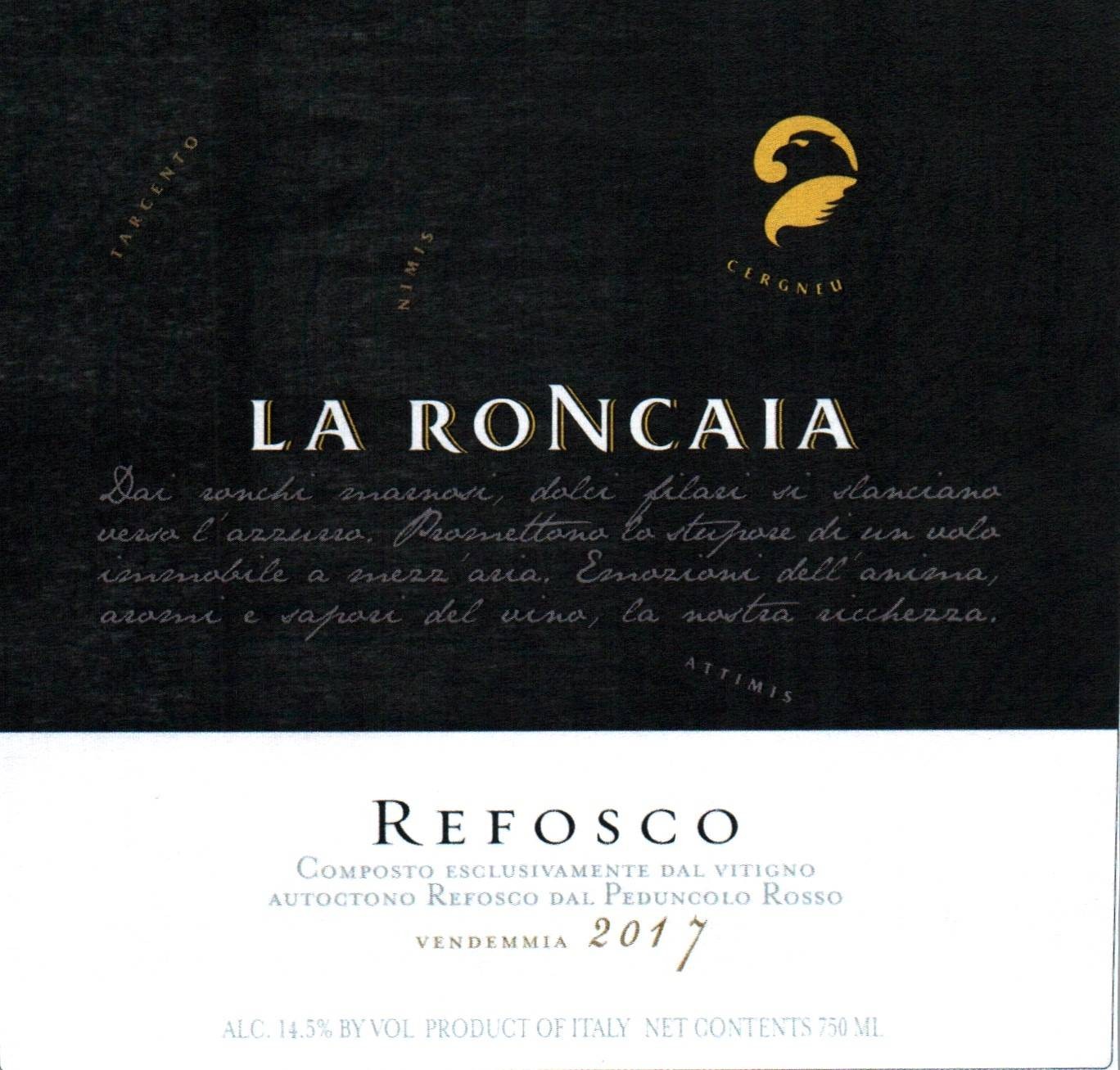 Friuli Colli Orientali Refosco Dry Red Wine