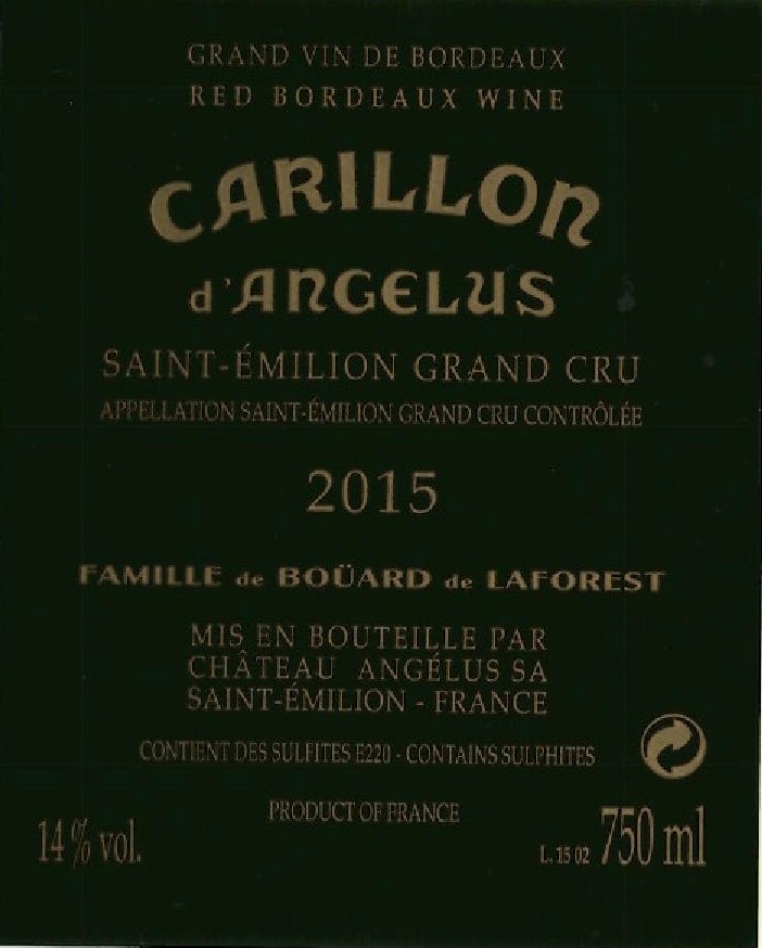 D'angelus Saint-Émilion Grand Cru