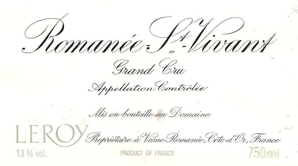 Romanée St-Vivant