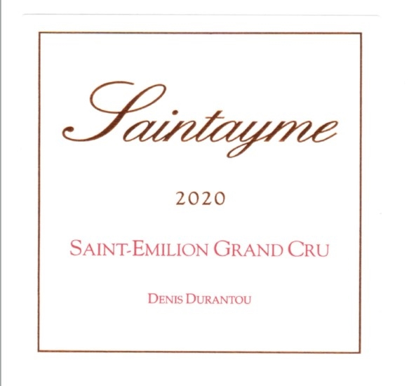 Saint - Emilion Grand Cru Saintayme