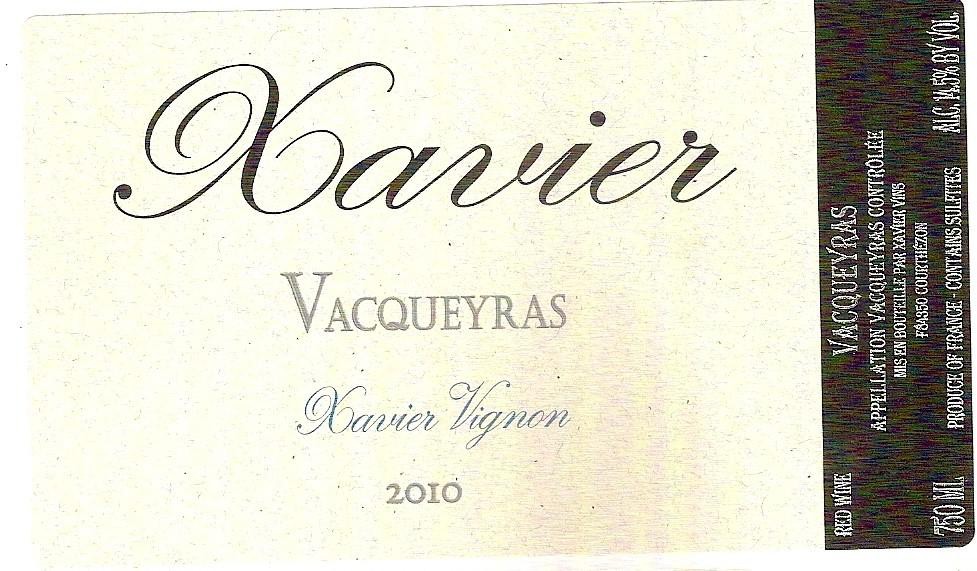 Xavier Vignon Vacqueyras