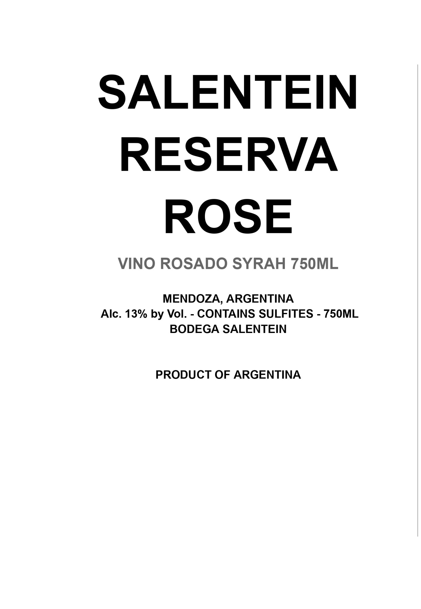 Reserva Rose