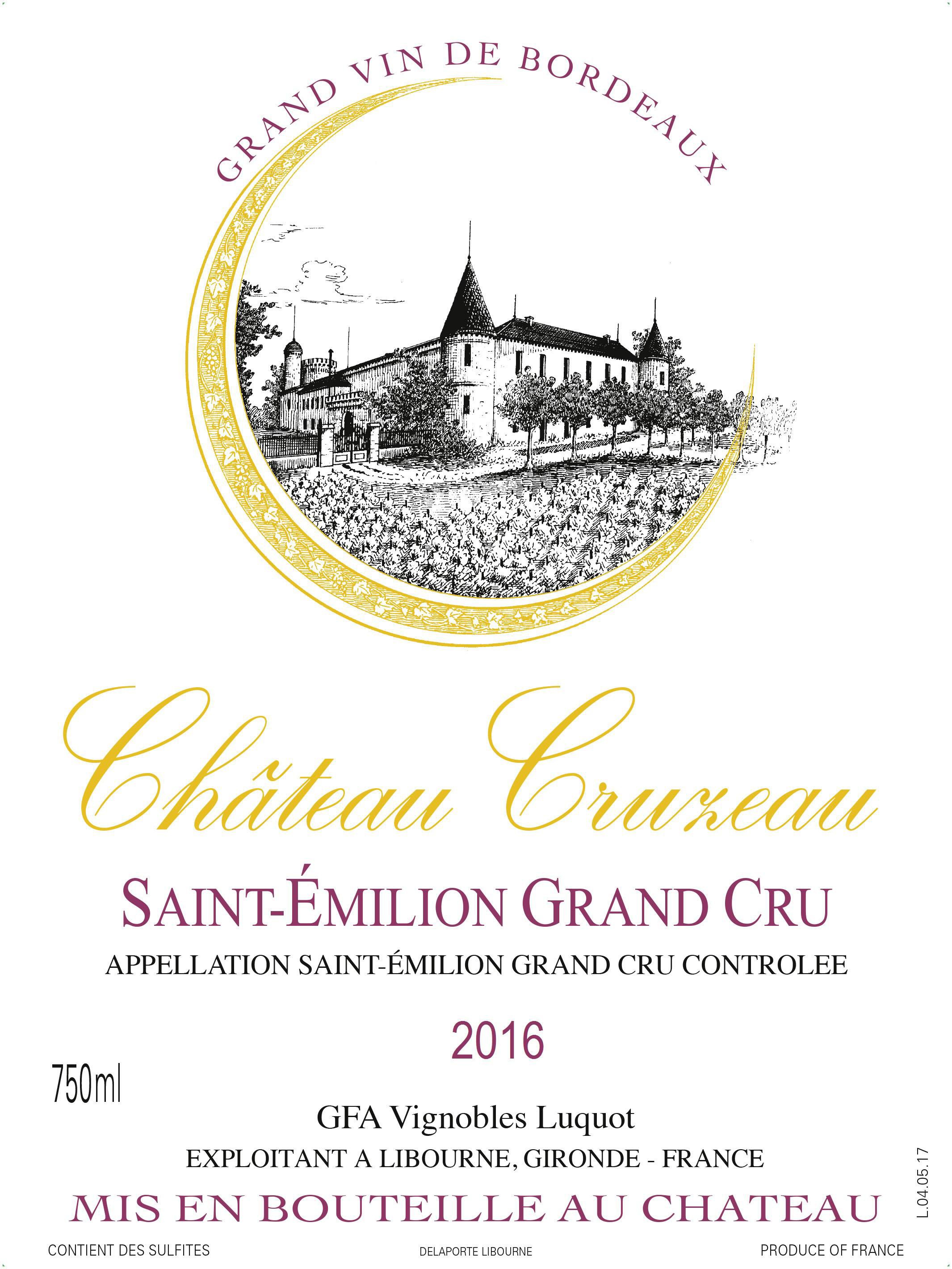 Château Cruzeau Saint-Émilion Grand Cru