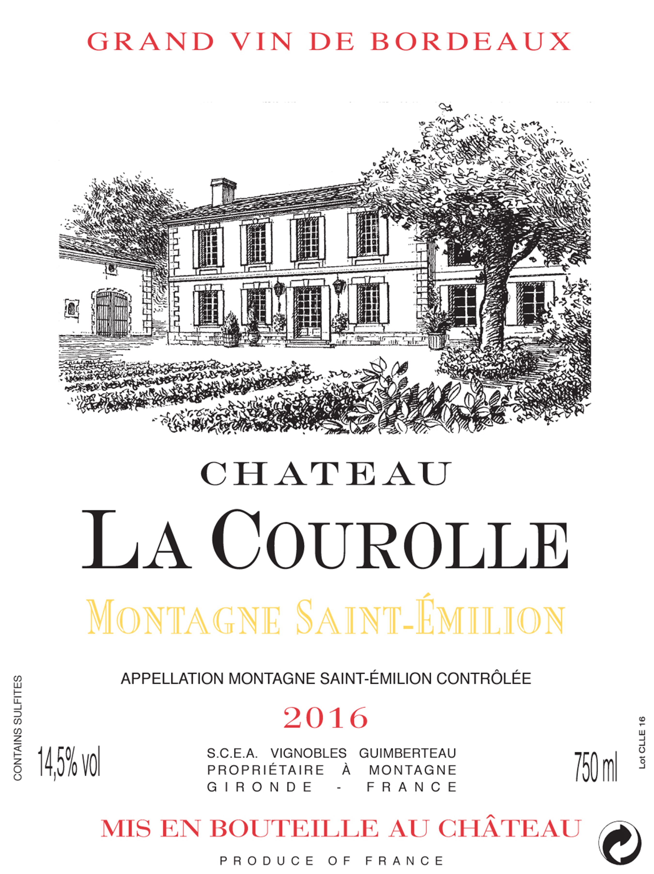 La Courolle Montagne Saint Emilion