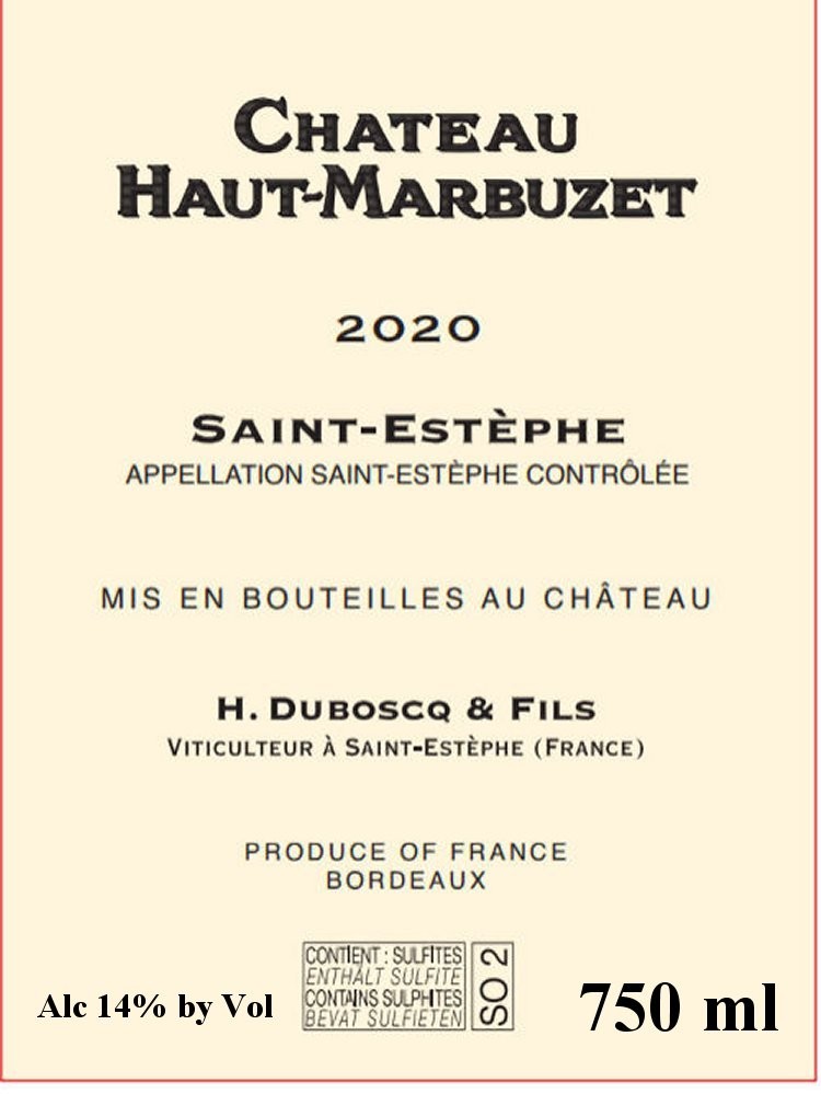 Chateau Haut - Marbuzet