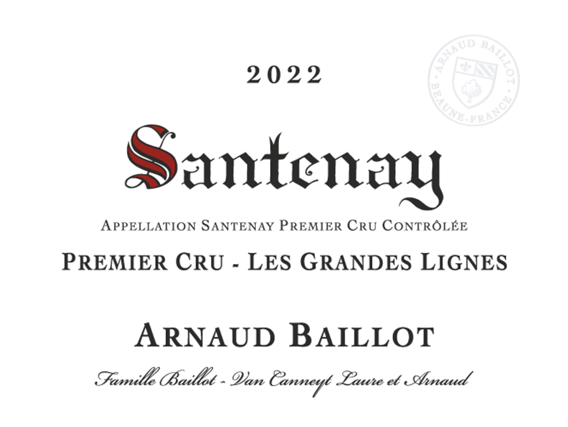 Santenay Premier Cru Les Grandes Lignes