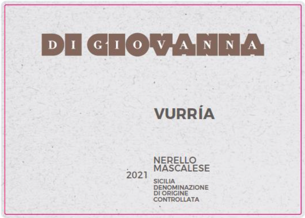 Vurría Nerello Mascalese