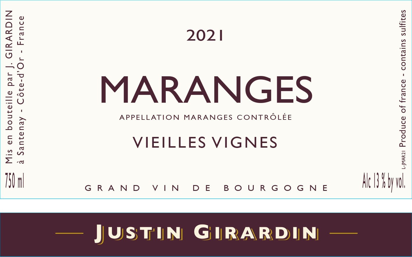 Vieilles Vignes Maranges