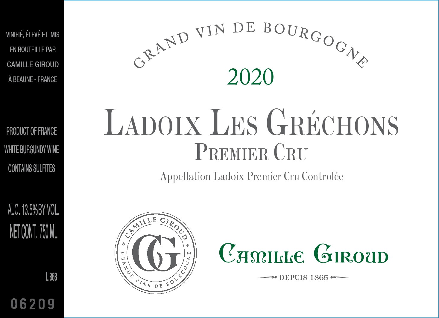 Ladoix Les Gréchons Premier Cru
