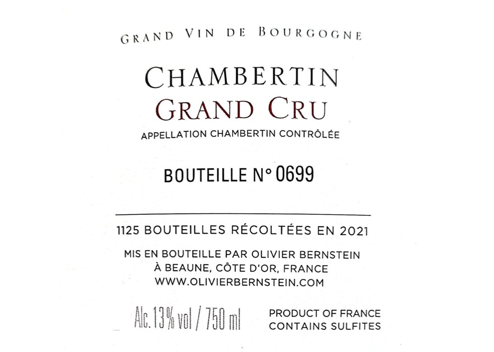 Chambertin Grand Cru