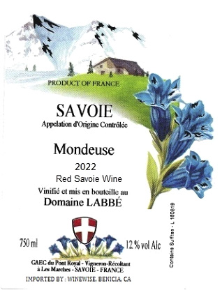 Mondeuse Red Savoie