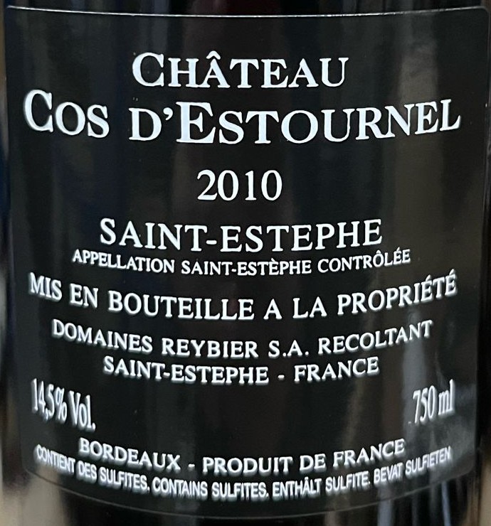 Cos D'estournel