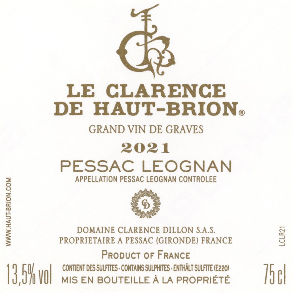 Le Clarence De Haut-Brion Grand Vin De Graves
