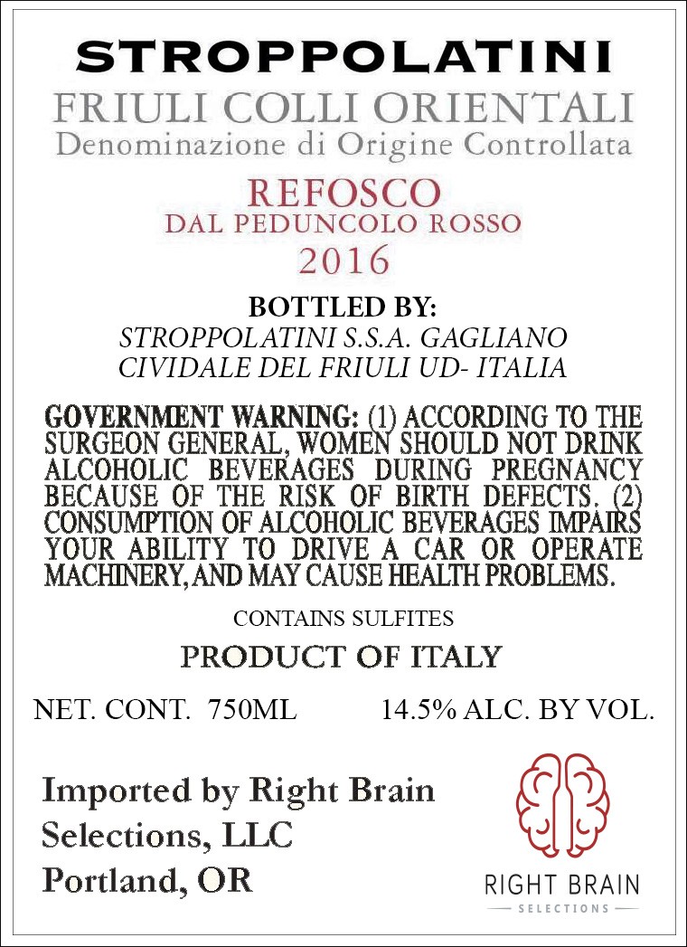Refosco Dal Peduncolo Rosso