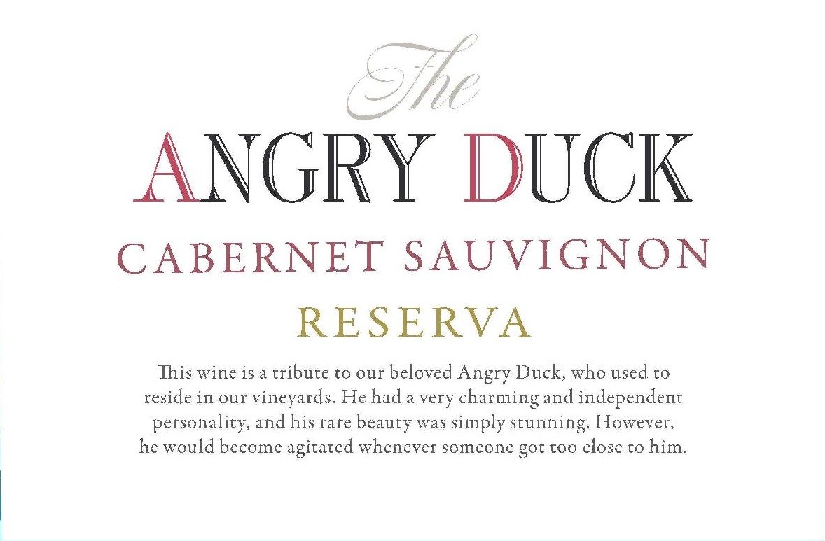 The Angry Duck Cabernet Sauvignon Reserva