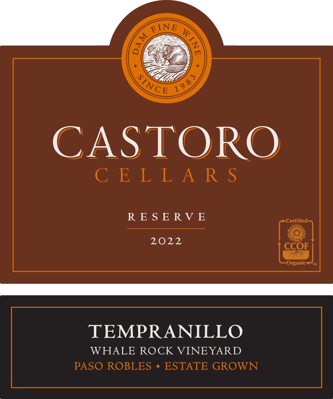 Tempranillo Whale Rock Vineyard Estate Grown