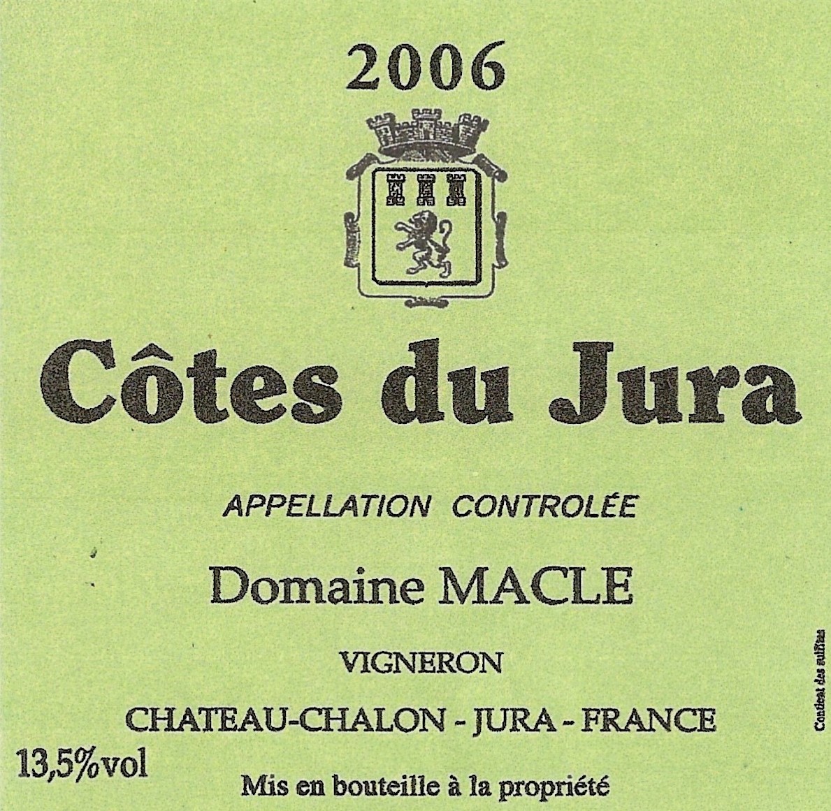 Côtes Du Jura Red Wine