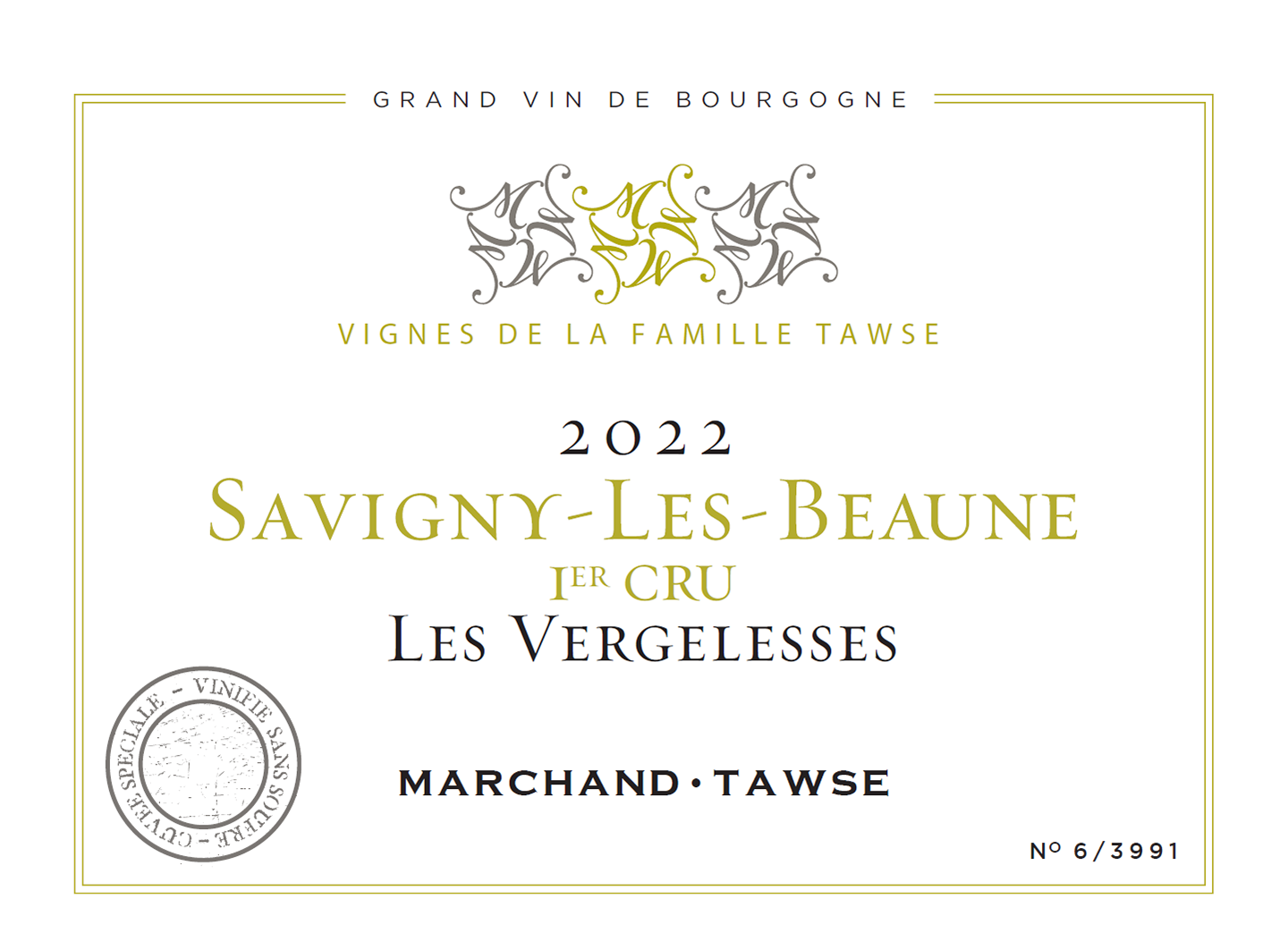 Les Vergelesses Sans Soufre