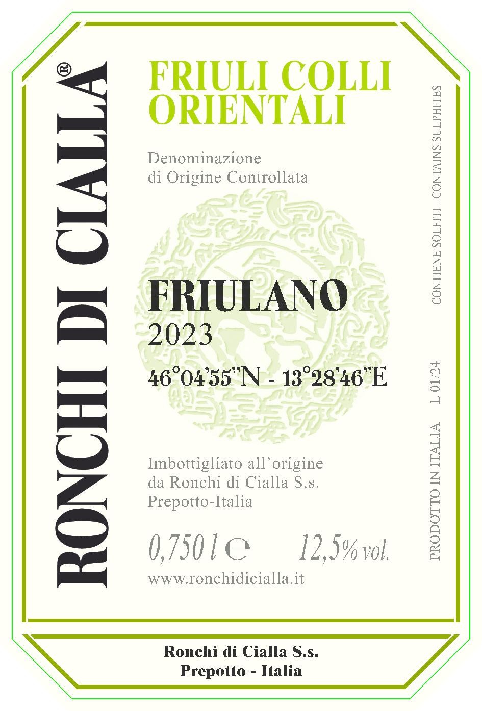 Friuli Colli Orientali Friulano
