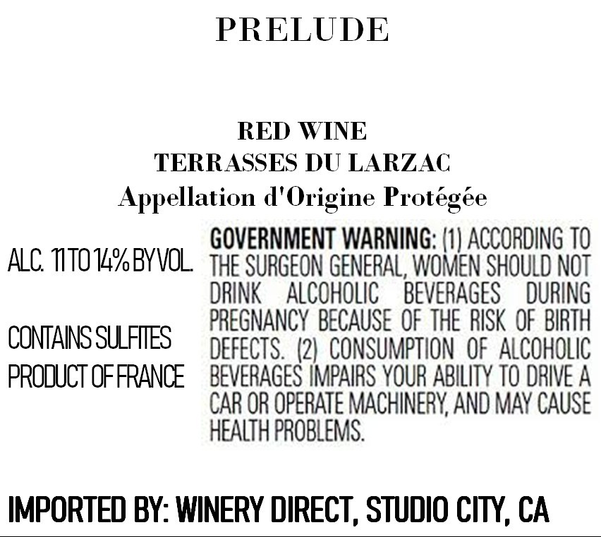 Terrasses Du Larzac Prelude