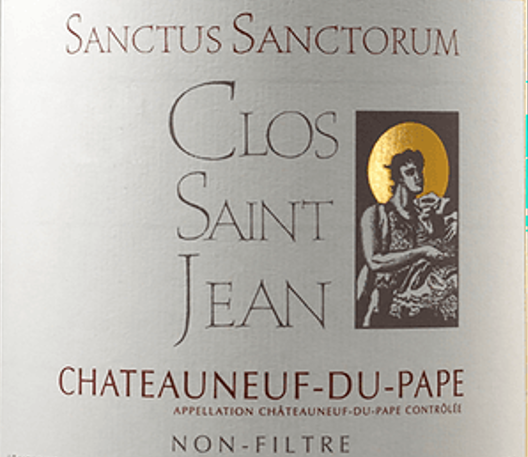 Sanctus Sanctorum Clos Saint Jean