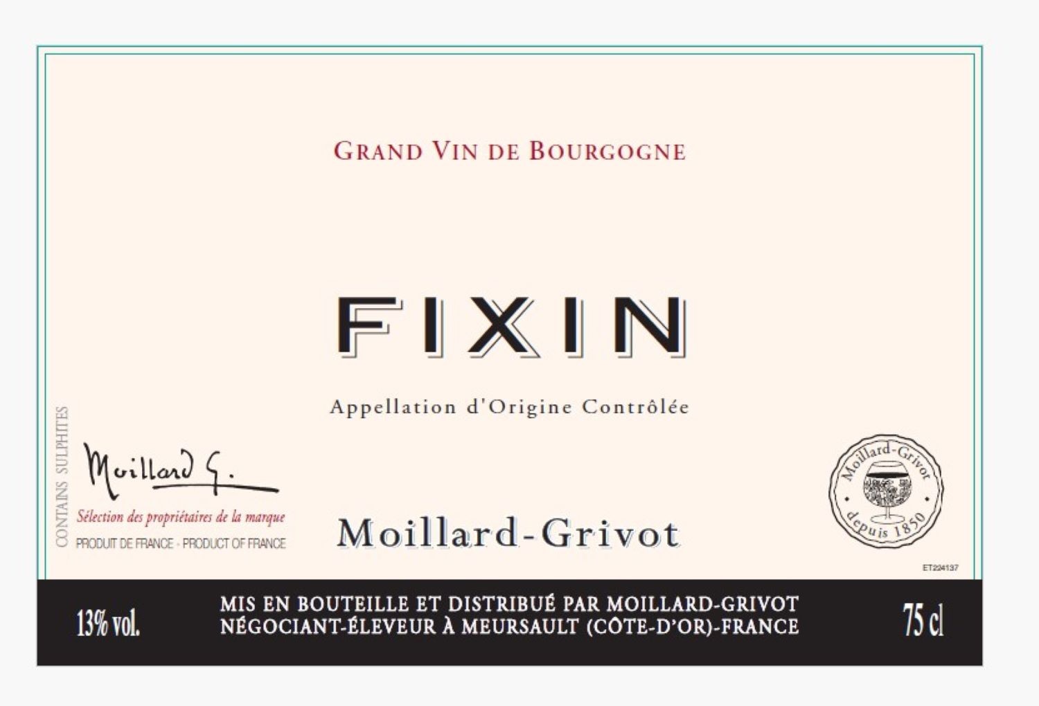 Grand Vin De Bourgogne Fixin