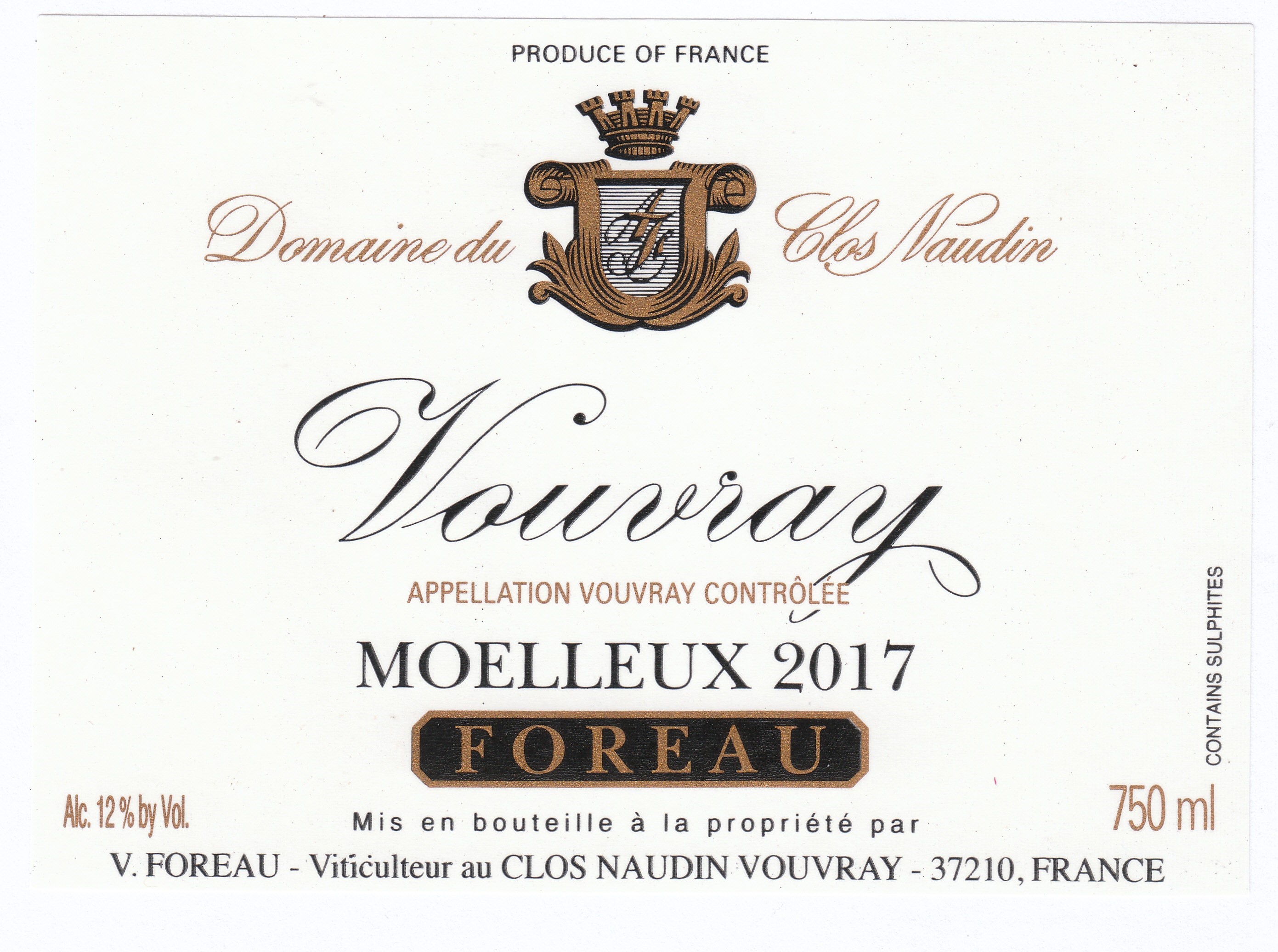 Clos Naudin Vouvray Moelleux
