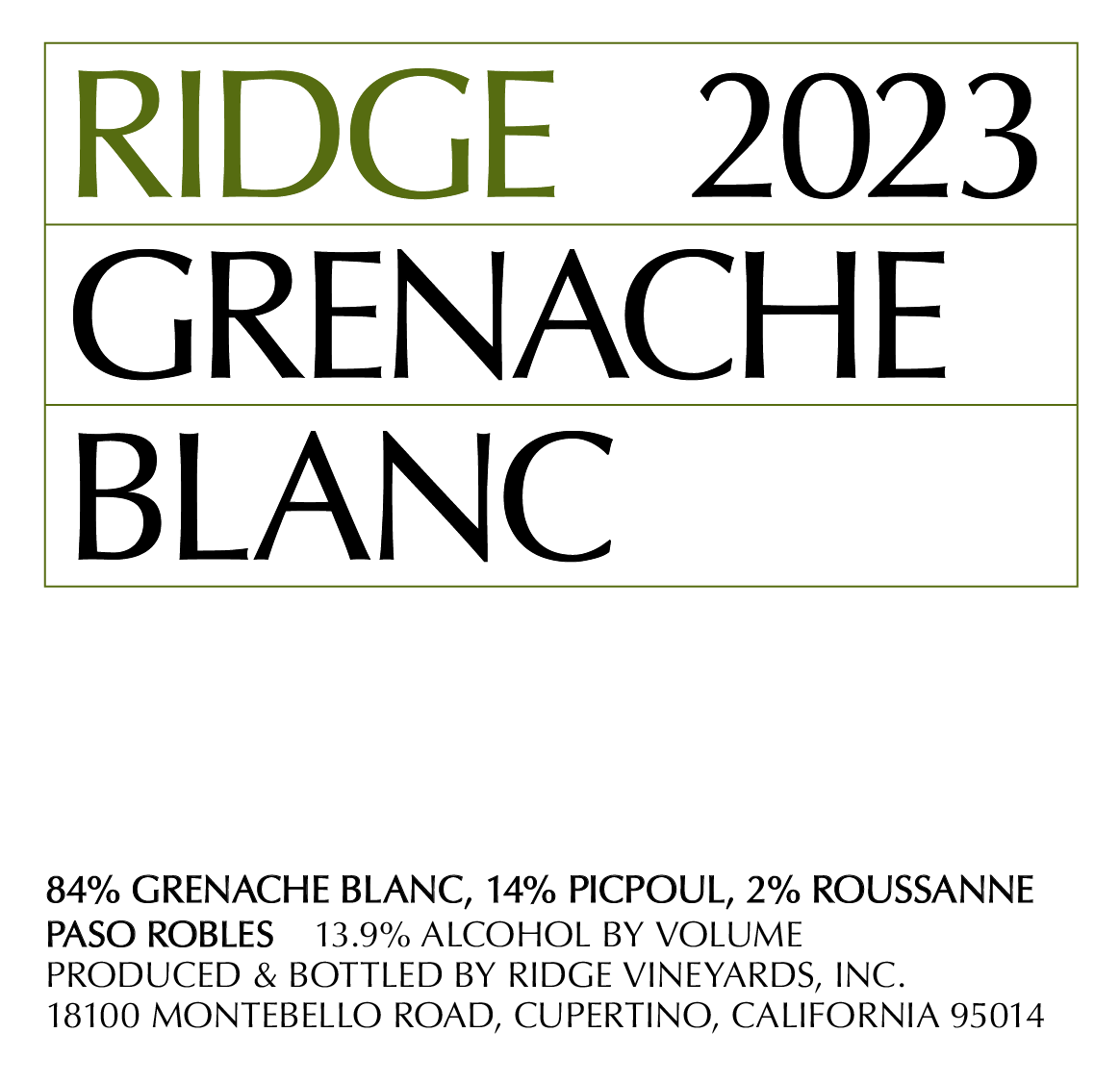 Grenache Blanc