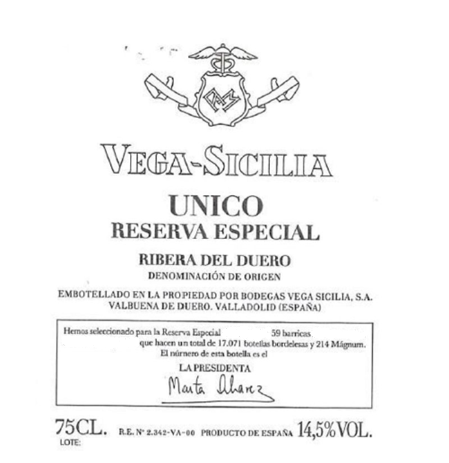 Unico Reserva Especial