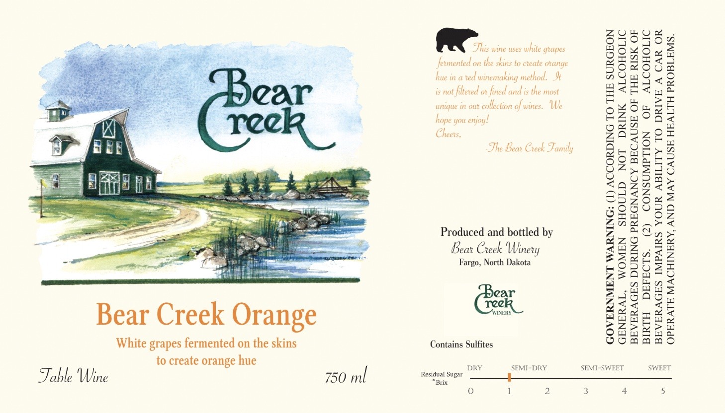 Bear Creek Orange