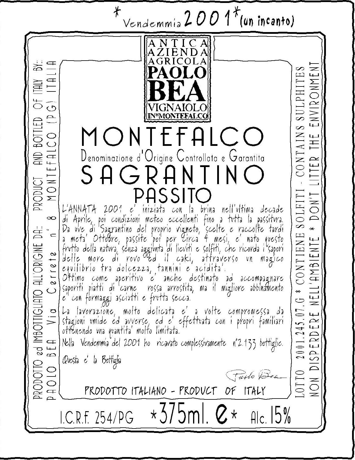 Sagrantino Passito