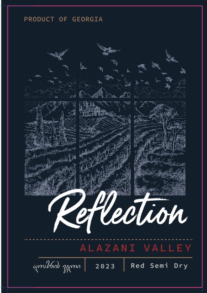 Alazani Valley Semi Dry Red Wine